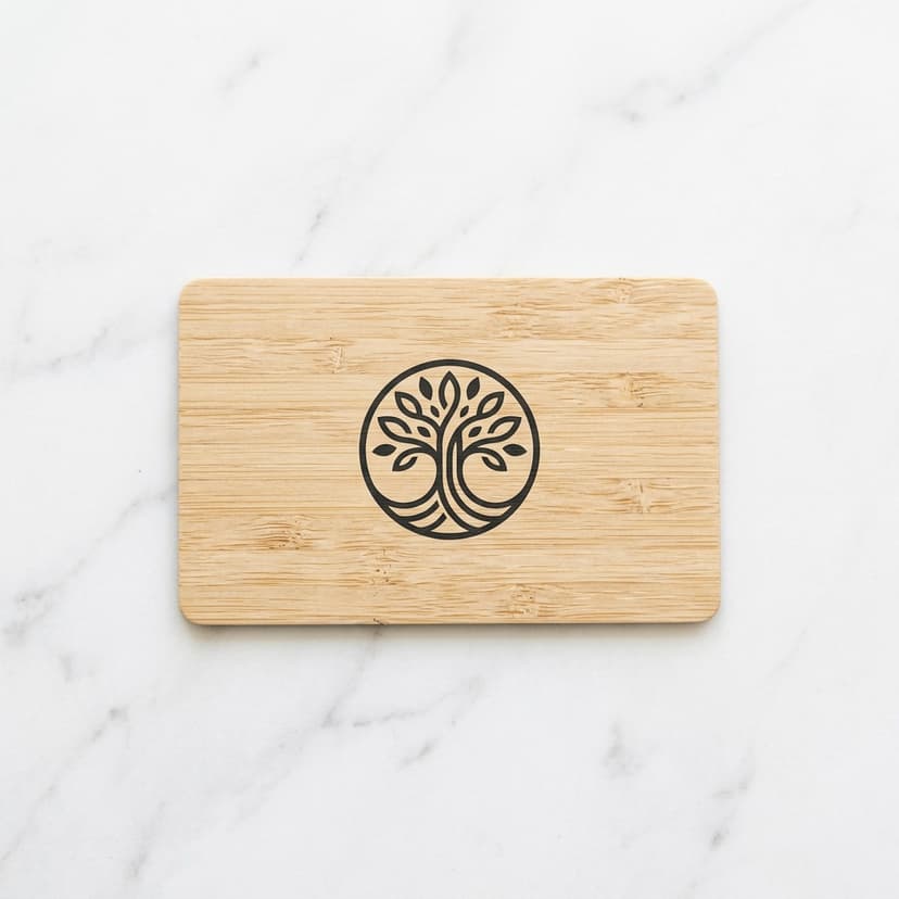 Bamboo hotel key card